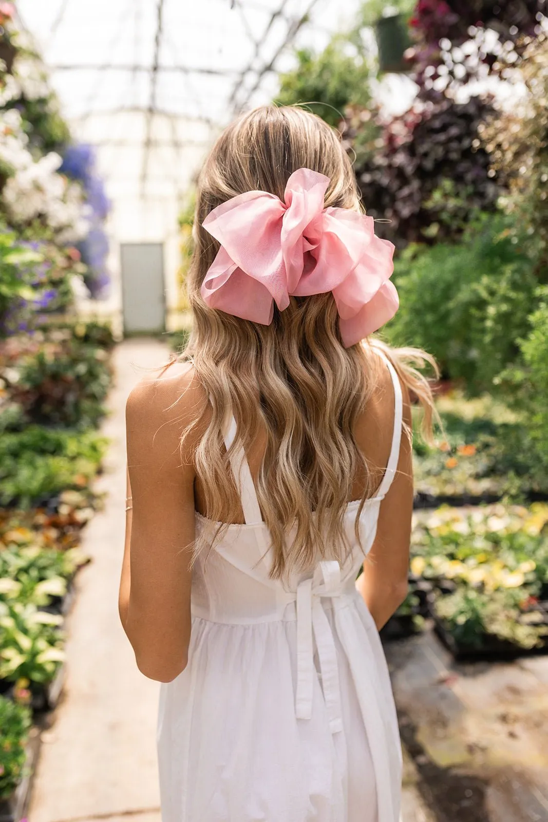 Chiffon Bow Barrette Andi
