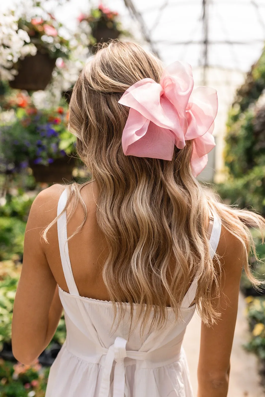 Chiffon Bow Barrette Andi