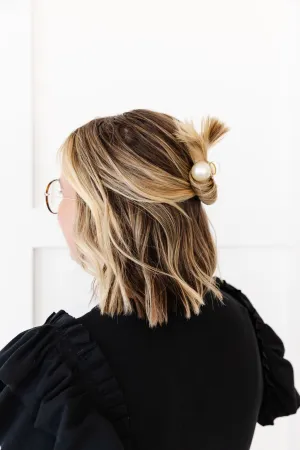 Chunky Pearl Claw Clip Andi