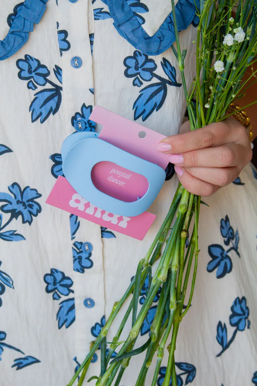 Circle Cutout Flat Claw Clip Andi