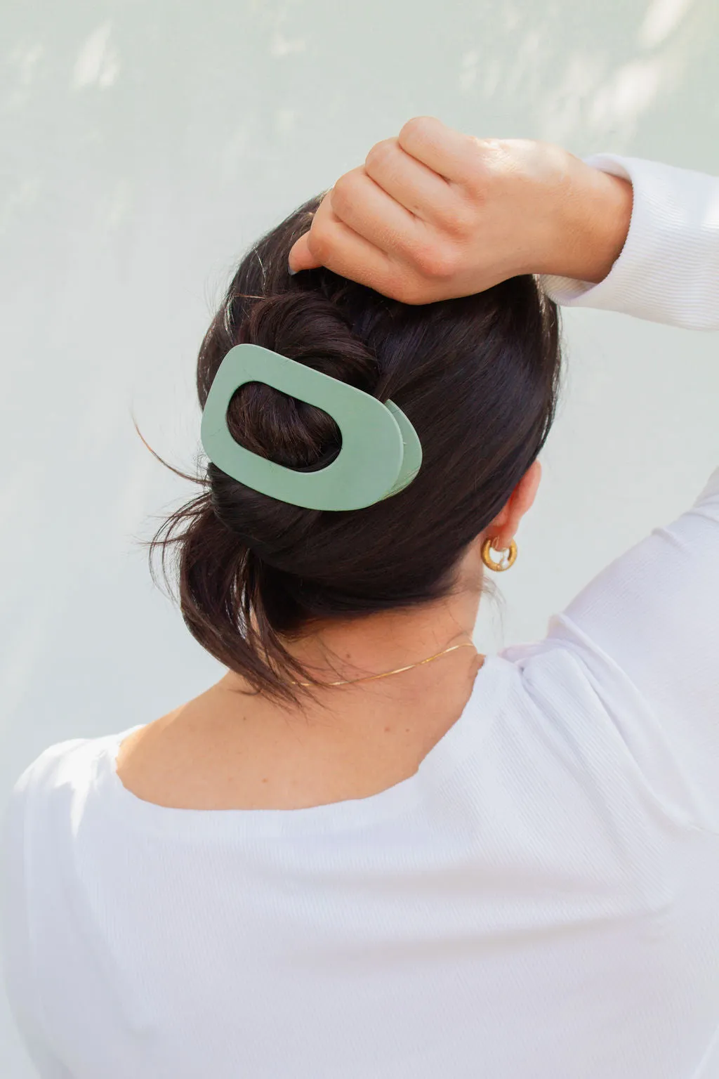 Circle Cutout Flat Claw Clip Andi