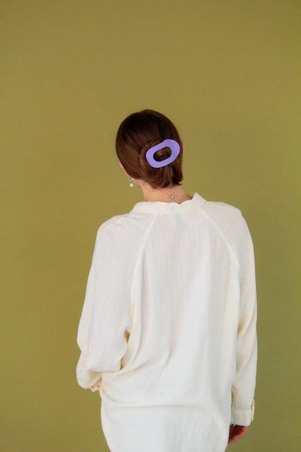 Circle Cutout Flat Claw Clip Andi