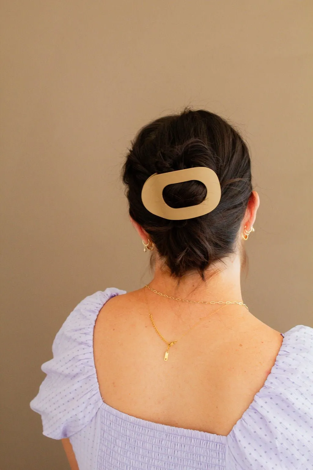 Circle Cutout Flat Claw Clip Andi
