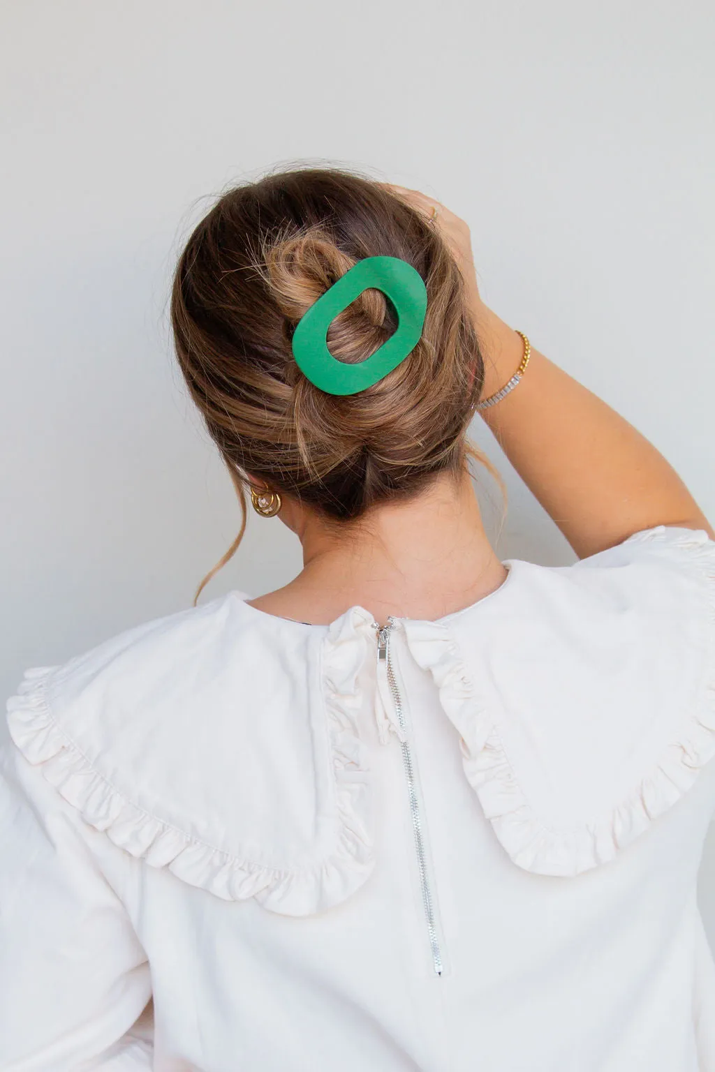 Circle Cutout Flat Claw Clip Andi