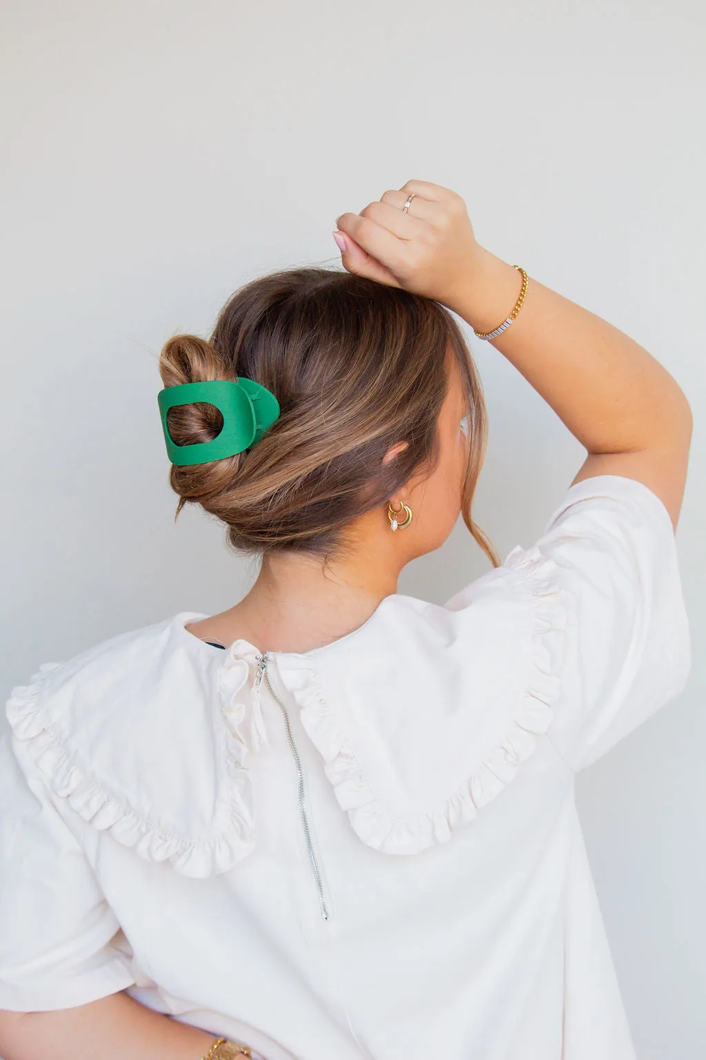 Circle Cutout Flat Claw Clip Andi