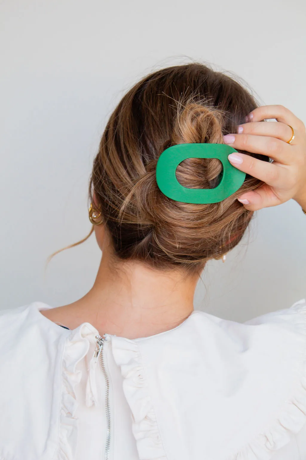 Circle Cutout Flat Claw Clip Andi