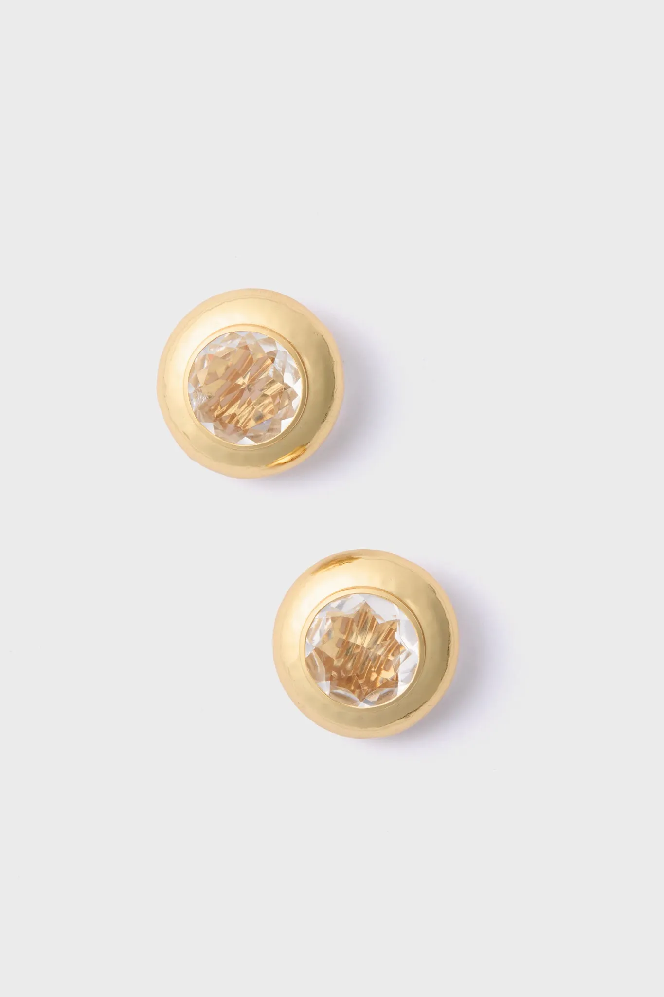 Clear Quartz Crystal Briller Earrings