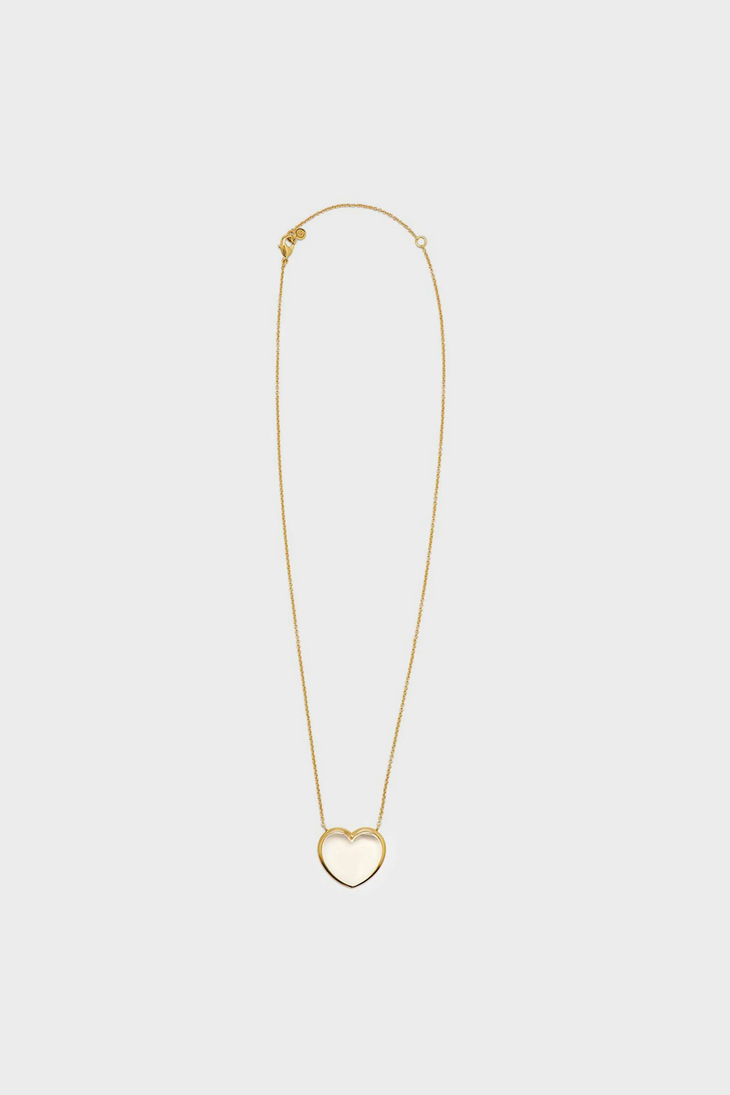 Clear Quartz Love Necklace