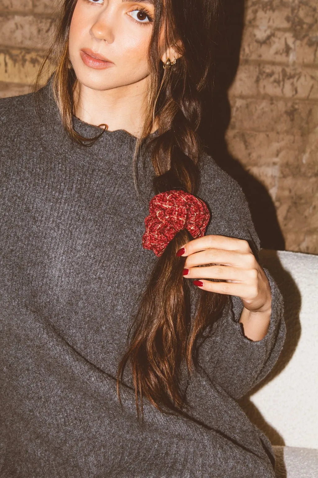 Cozy Oversized Scrunchie Andi