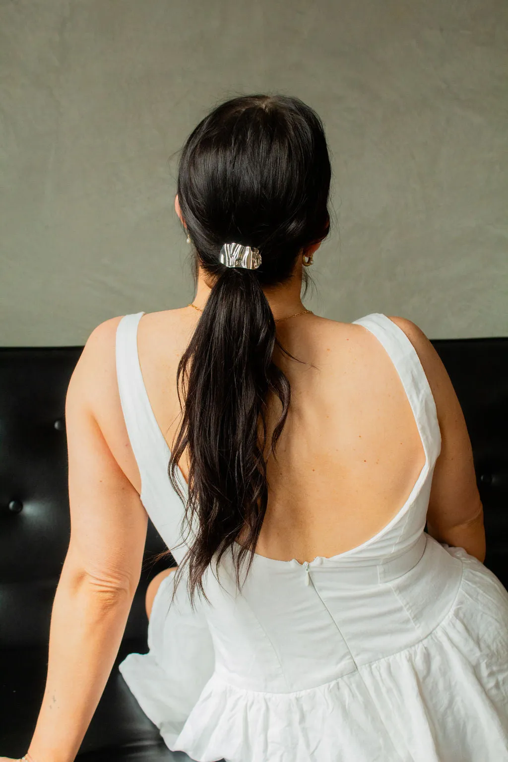 Crinkled Ponytail Cuff Andi