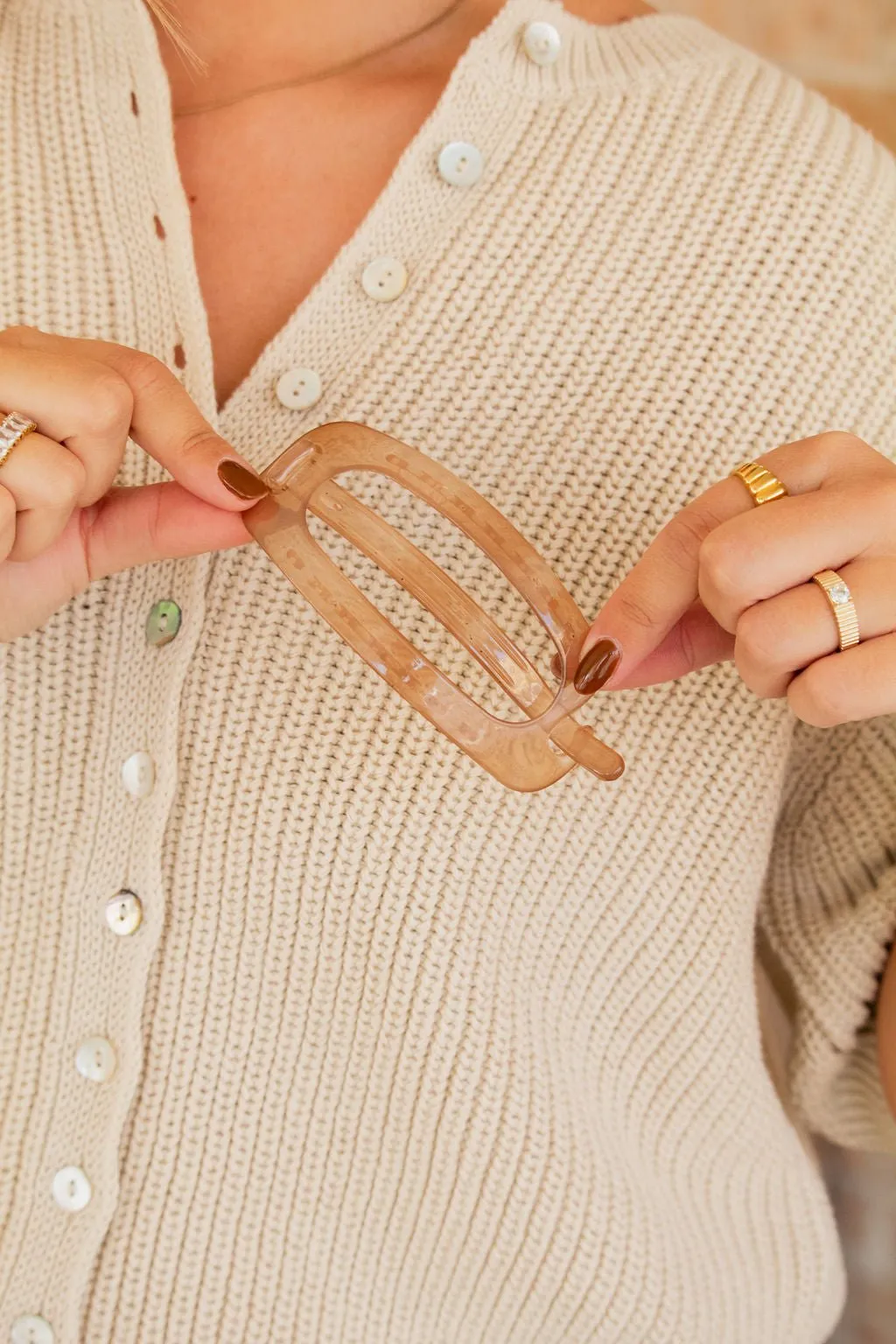 Cutout Rectangle Clip Andi