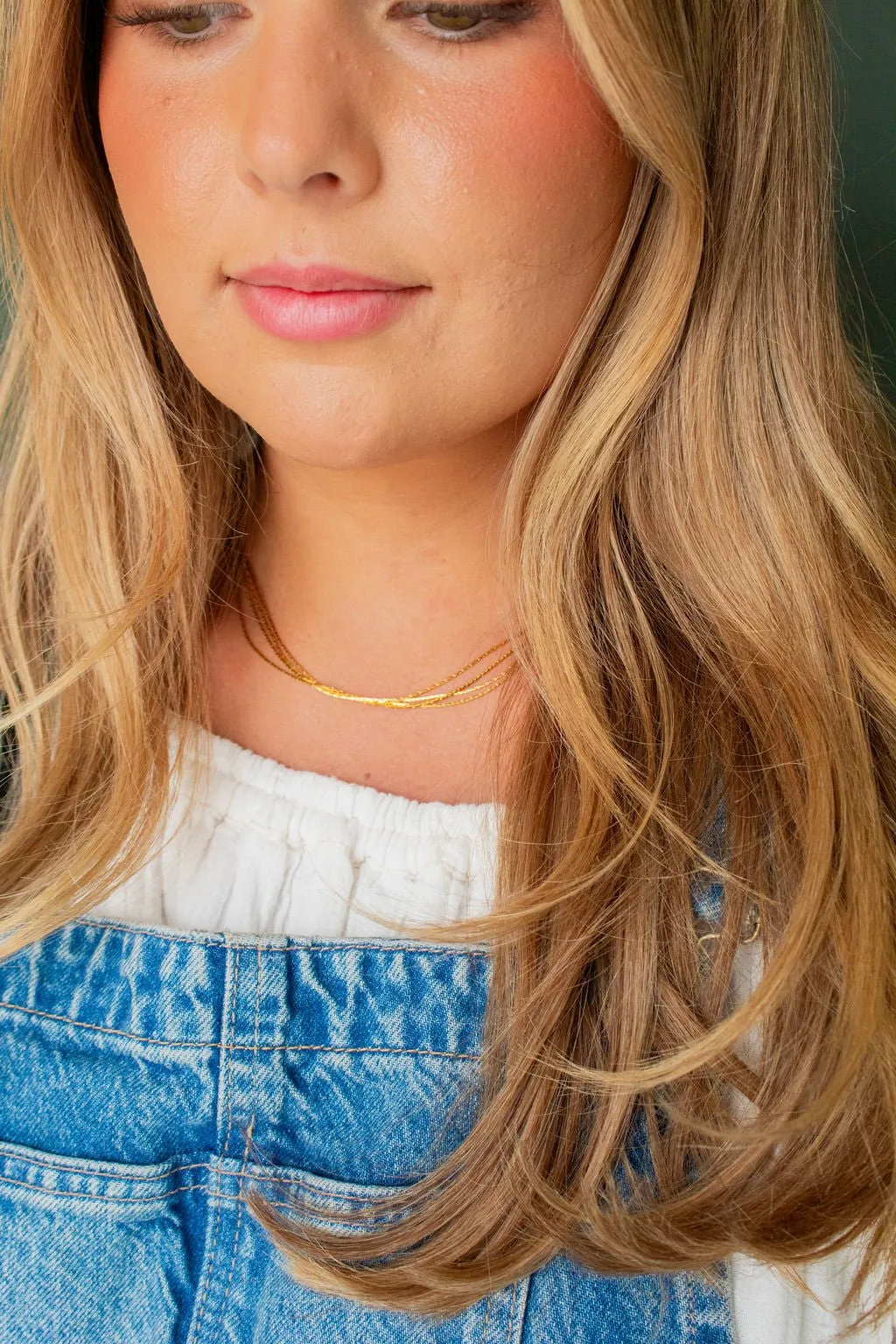 Dainty Multi-Layer Chain Necklace Andi