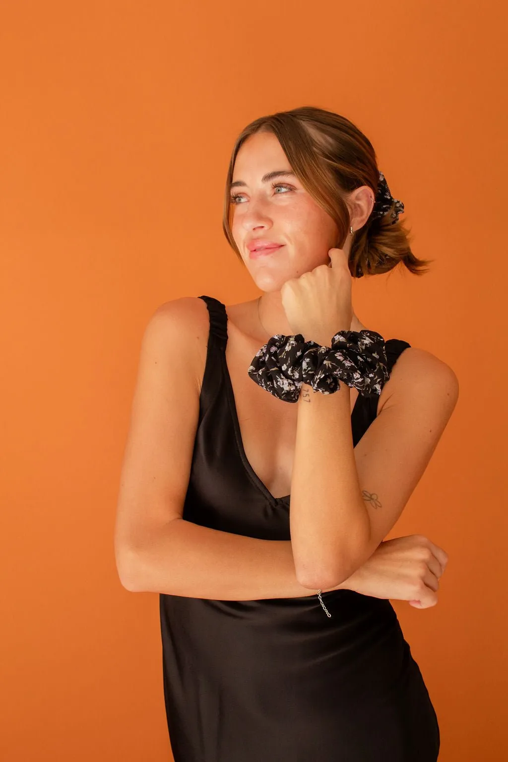 Dark Orchid Jumbo Scrunchie Andi