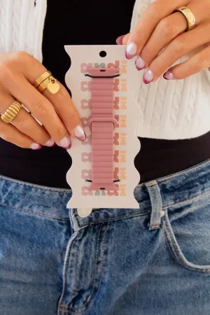 Deep Rose Magnetic Loop Watch Band Andi