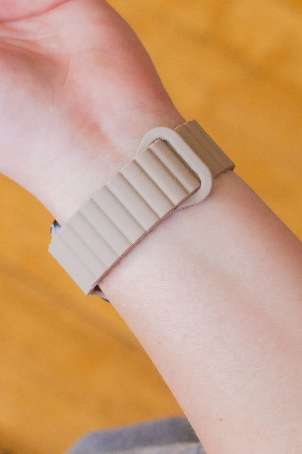 Desert Tan Magnetic Loop Watch Band Andi