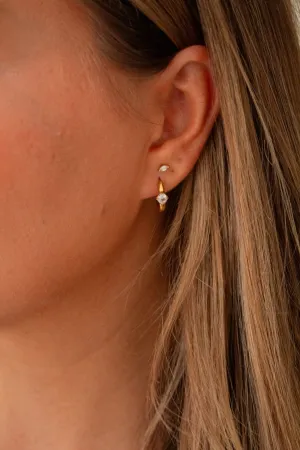 Diamond Ring Hoop Earrings Andi