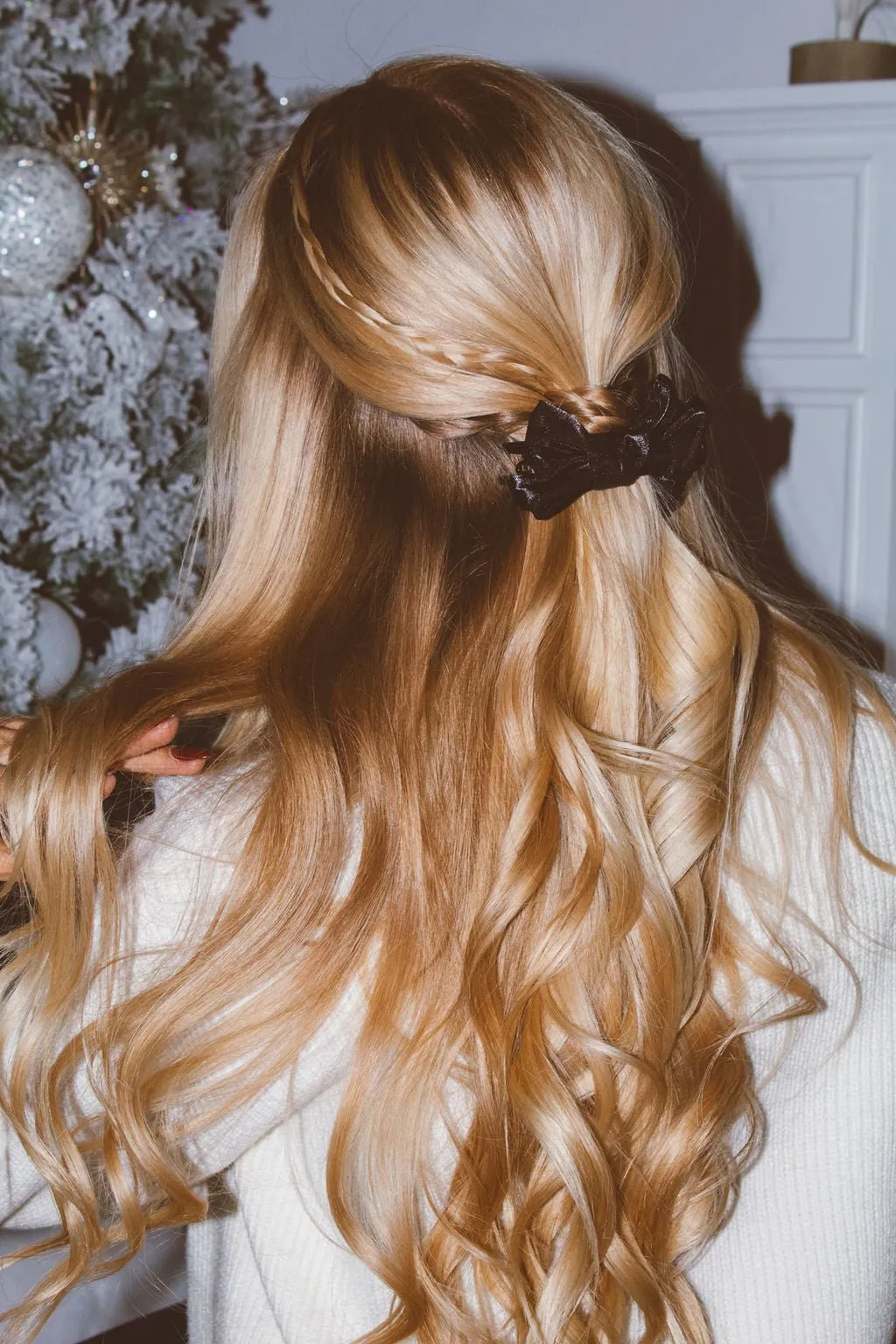 Double Bow Jumbo Ponytail Claw Clip Andi