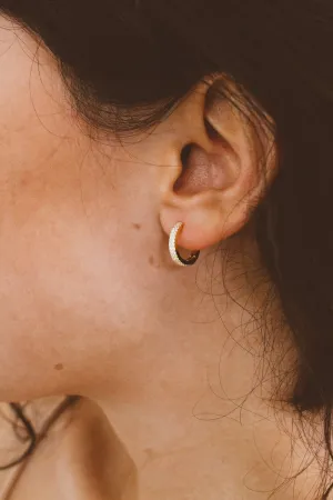 Effortless Crystal Hoops - Hypoallergenic Andi