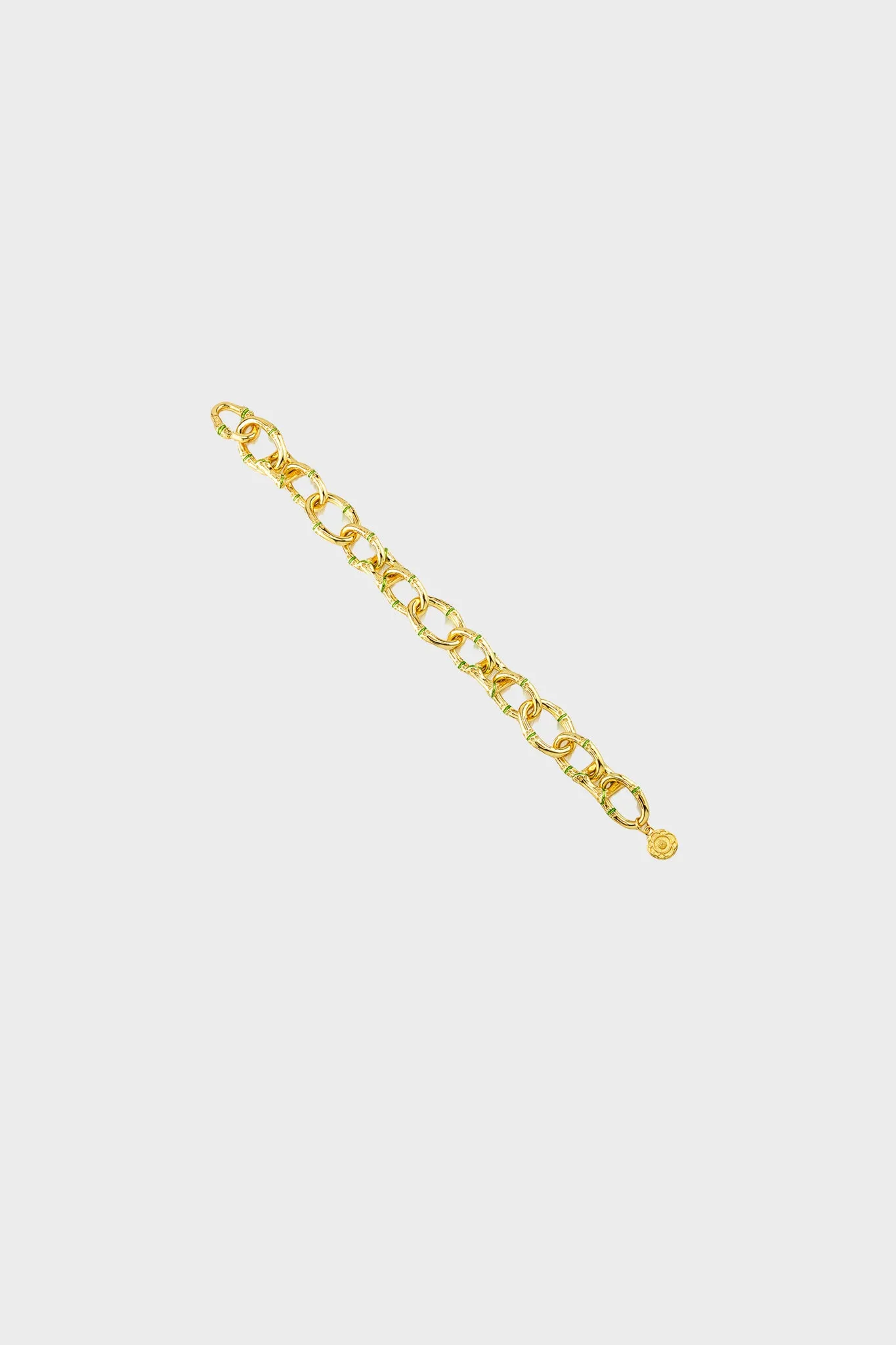 Enamel Bangkok Bamboo Link Bracelet