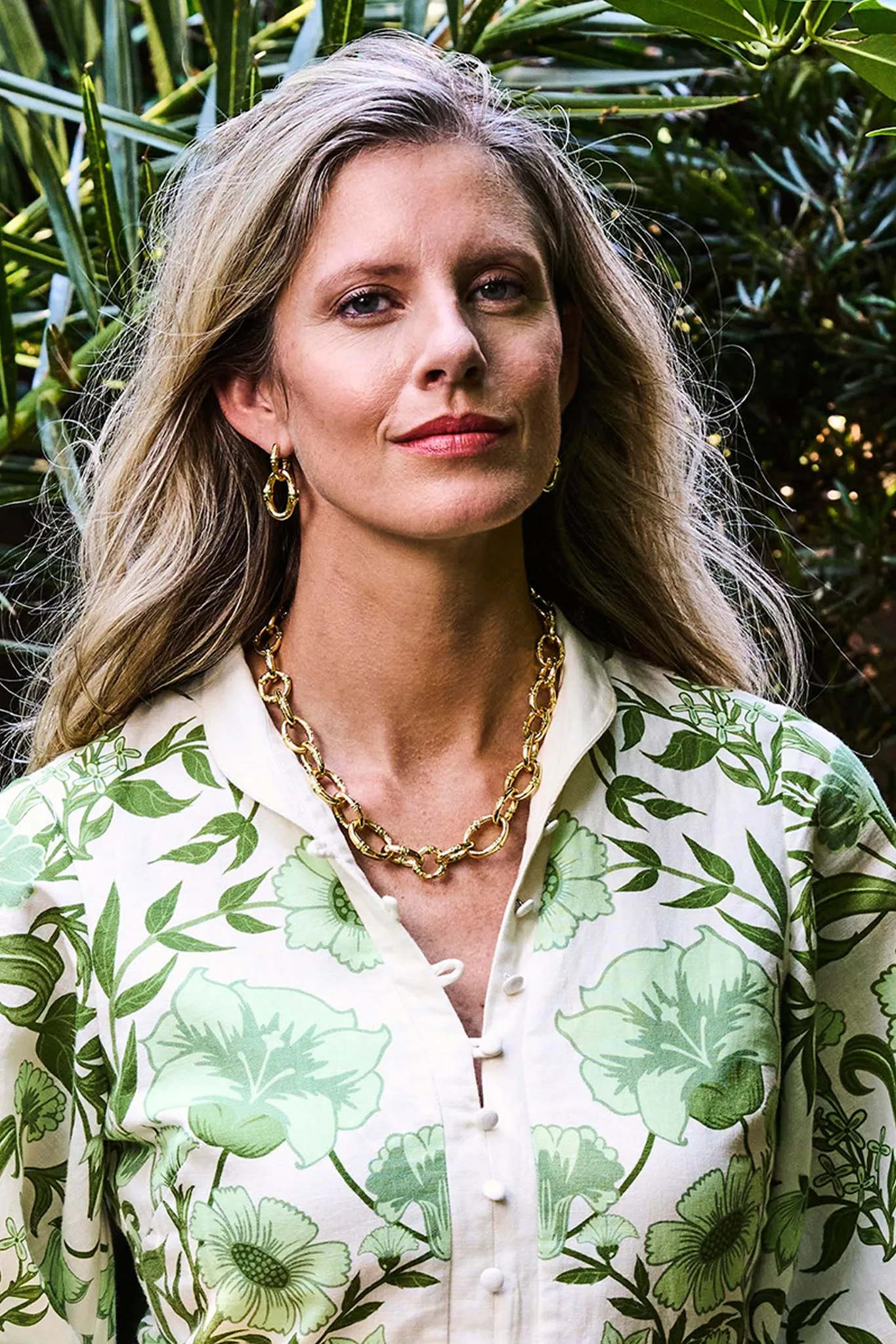 Enamel Bangkok Bamboo Link Earrings