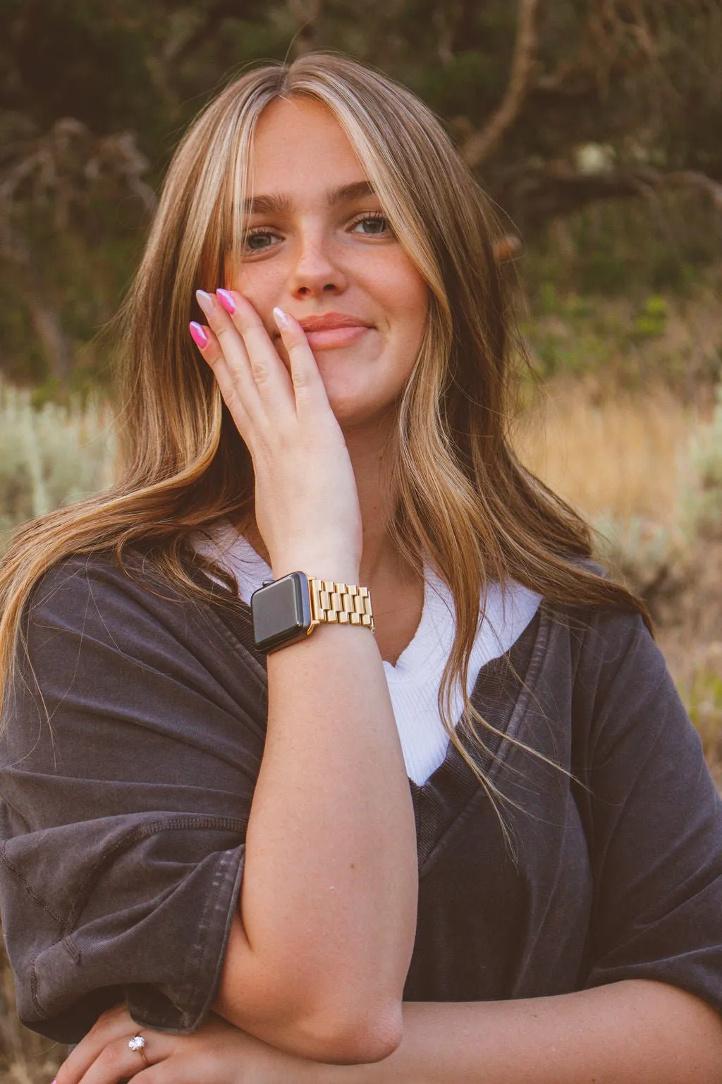 Essential Gold Apple Watch Band Andi