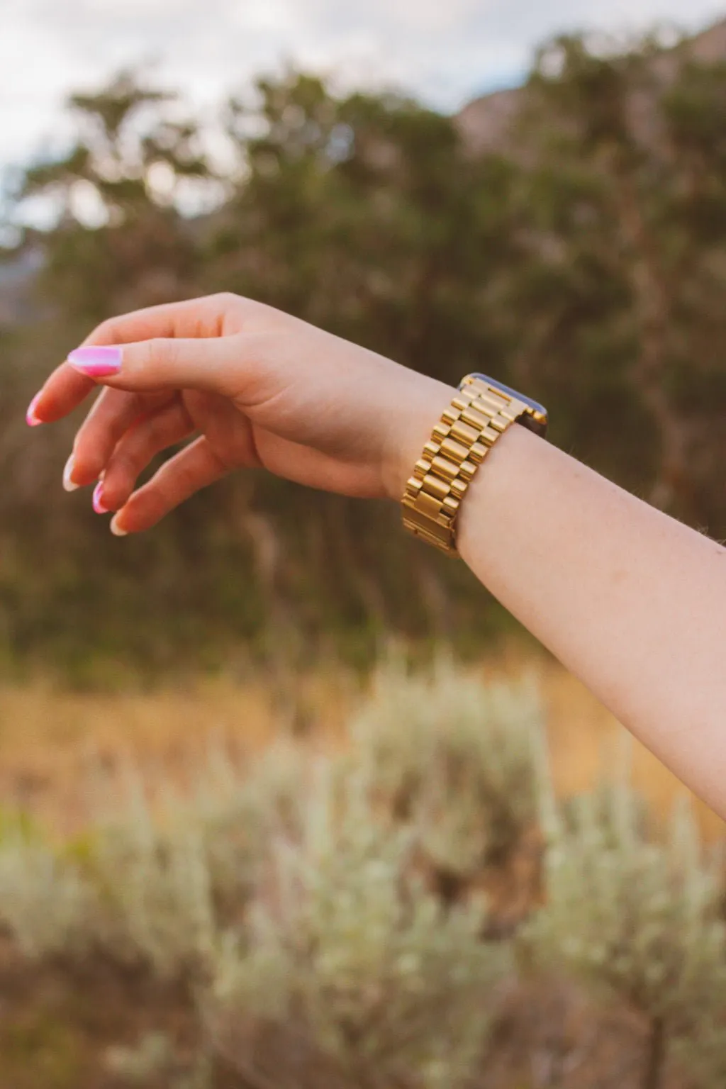 Essential Gold Apple Watch Band Andi