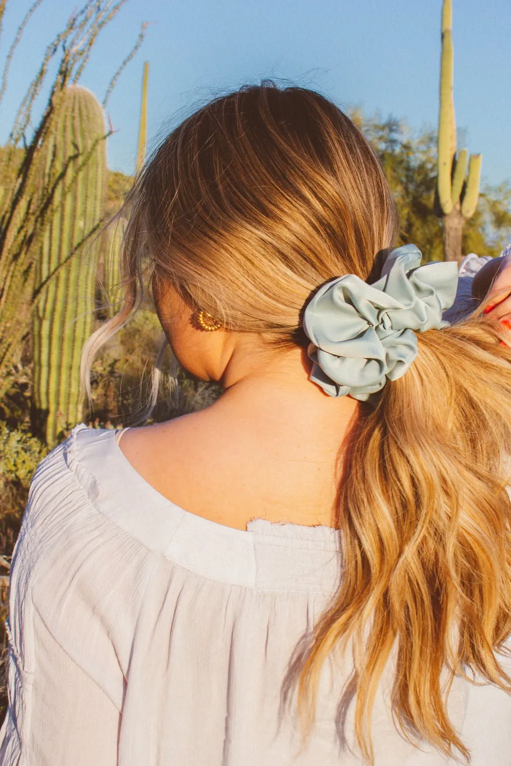 Eucalyptus Jumbo Scrunchie Andi