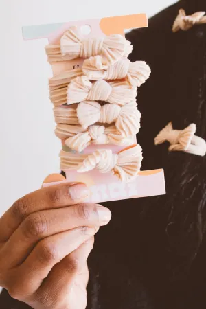 Everyday Bow Hair Ties (pack of 6) Andi