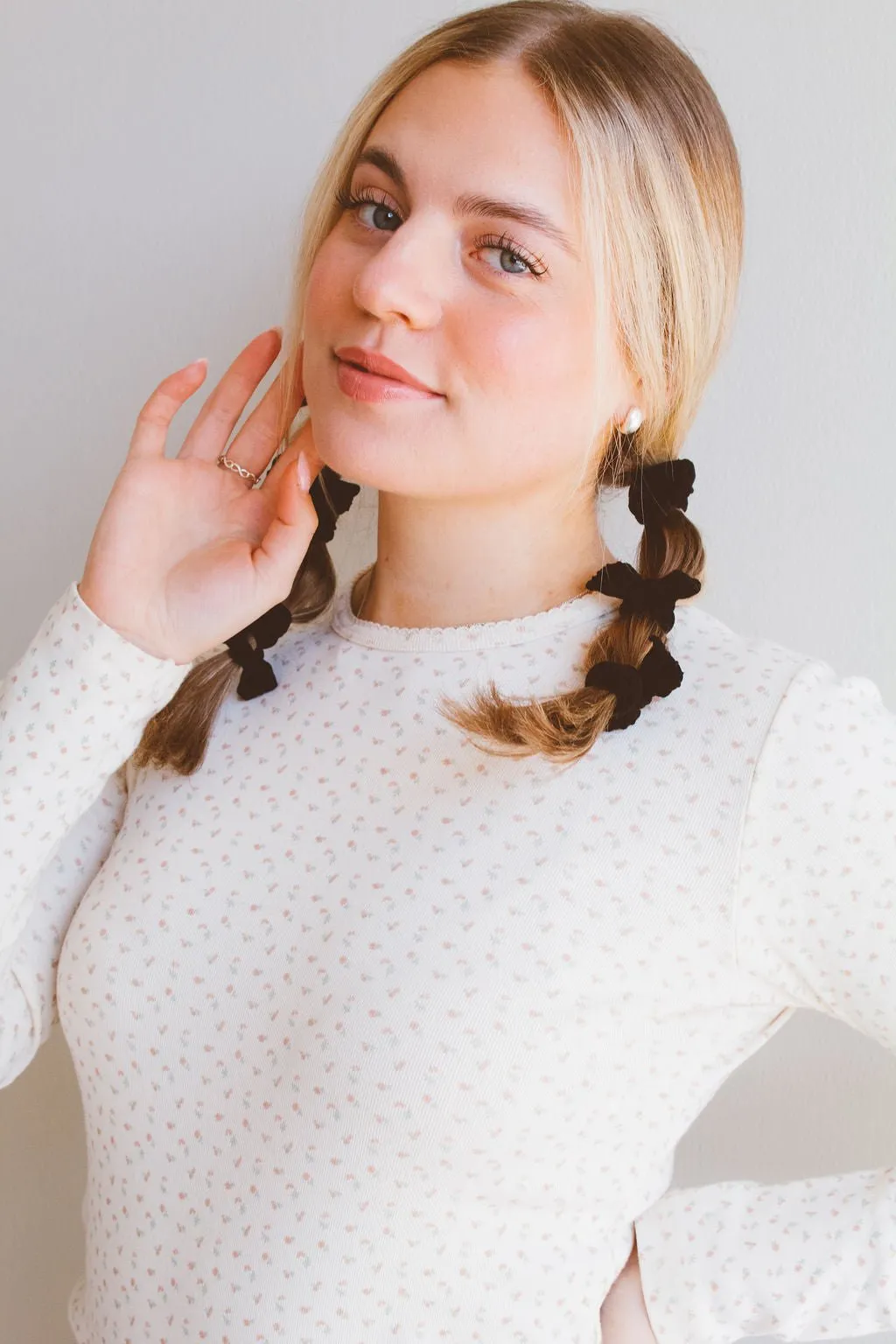Everyday Bow Hair Ties (pack of 6) Andi