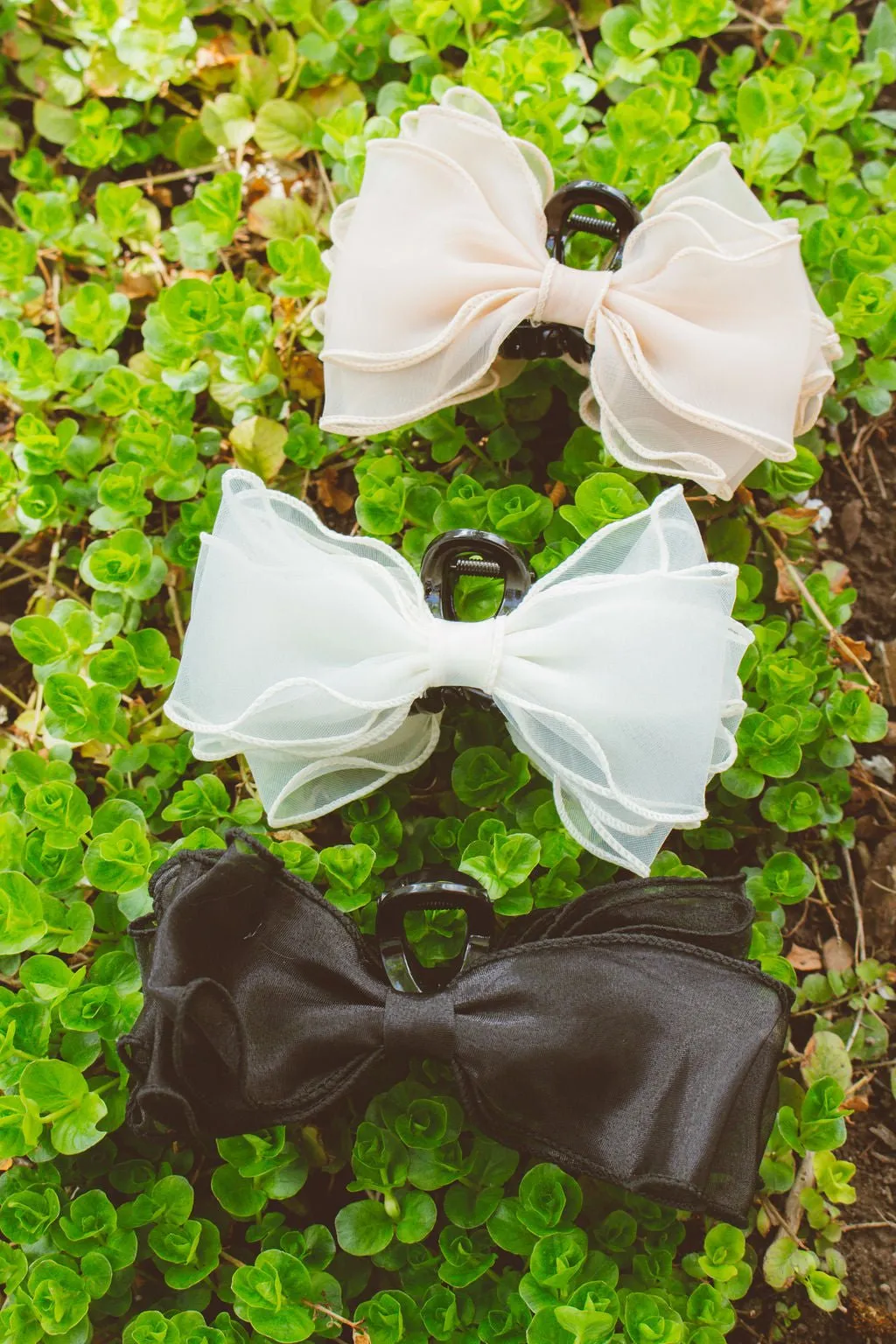 Fancy Bow Claw Clip Andi
