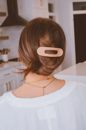 Flat Matte Claw Clip Andi