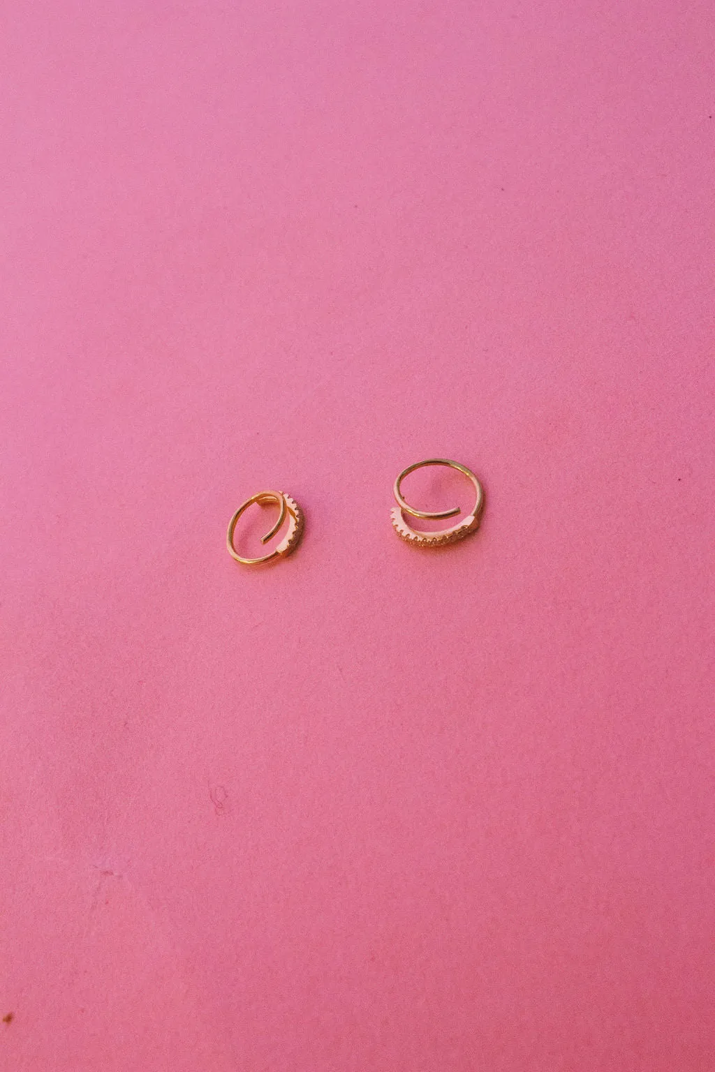 Gem Double Hoop Dupes Andi