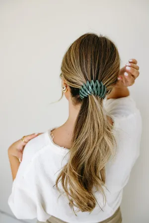 Glossy Bird Nest Expanding Hair Claw Andi