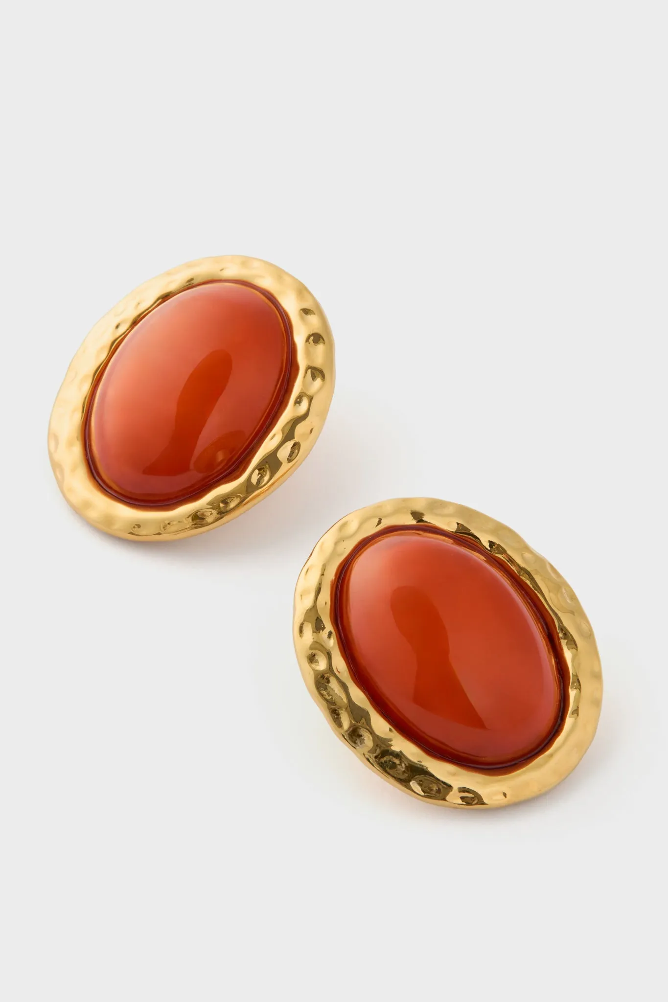 Gold and Brown Beverly Earrings