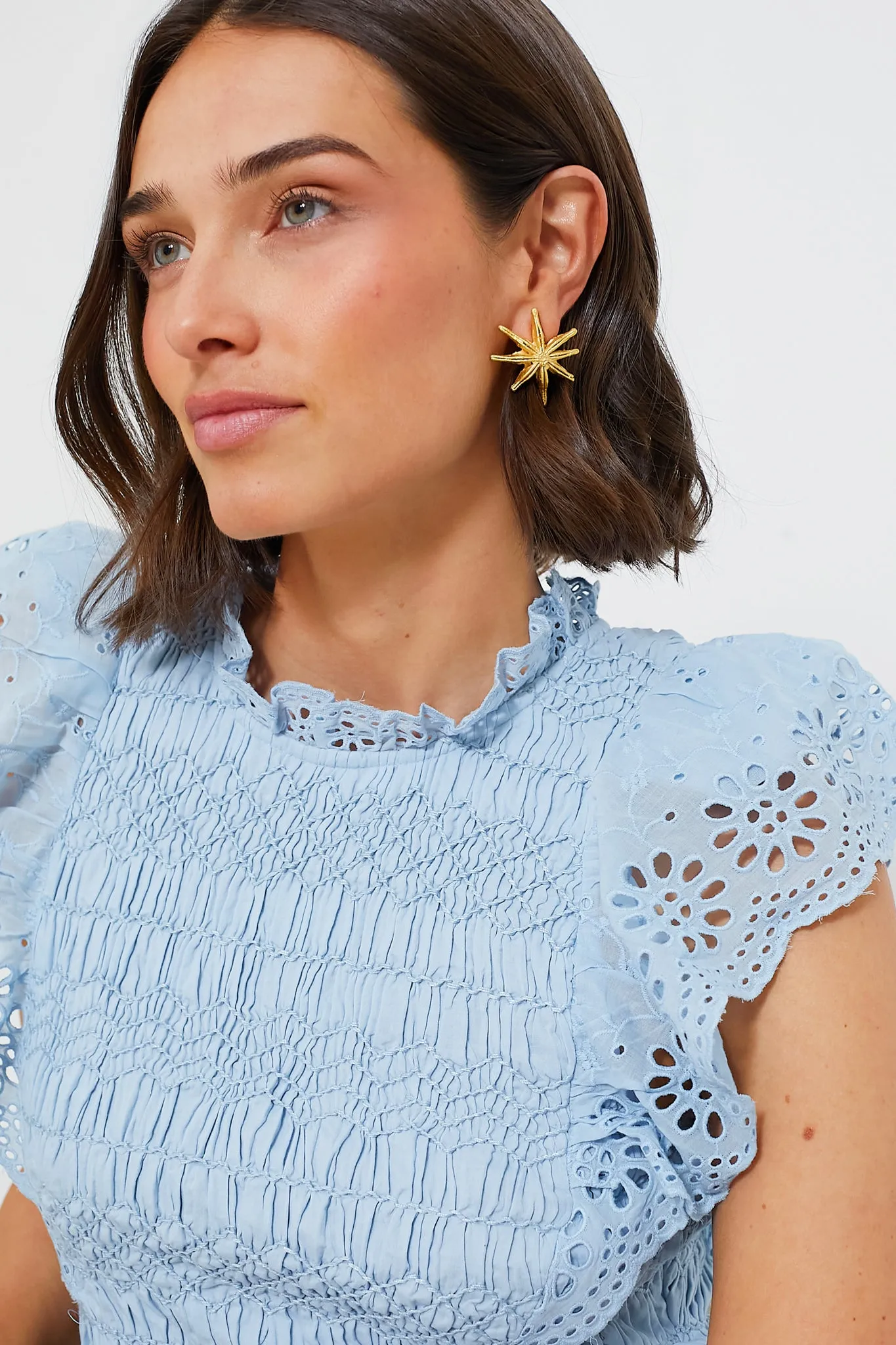 Gold Anise Studs