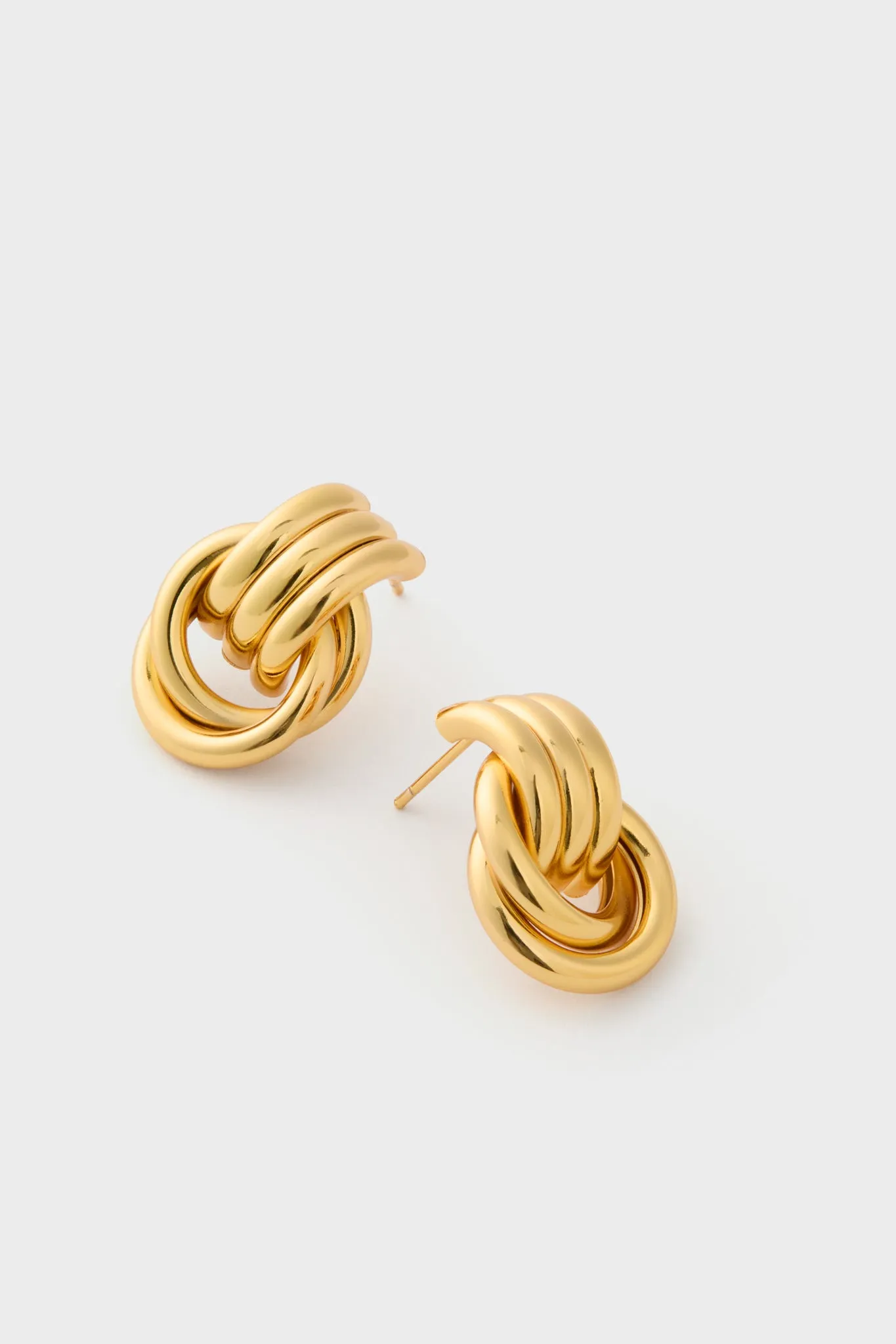 Gold Baby Knot Earrings