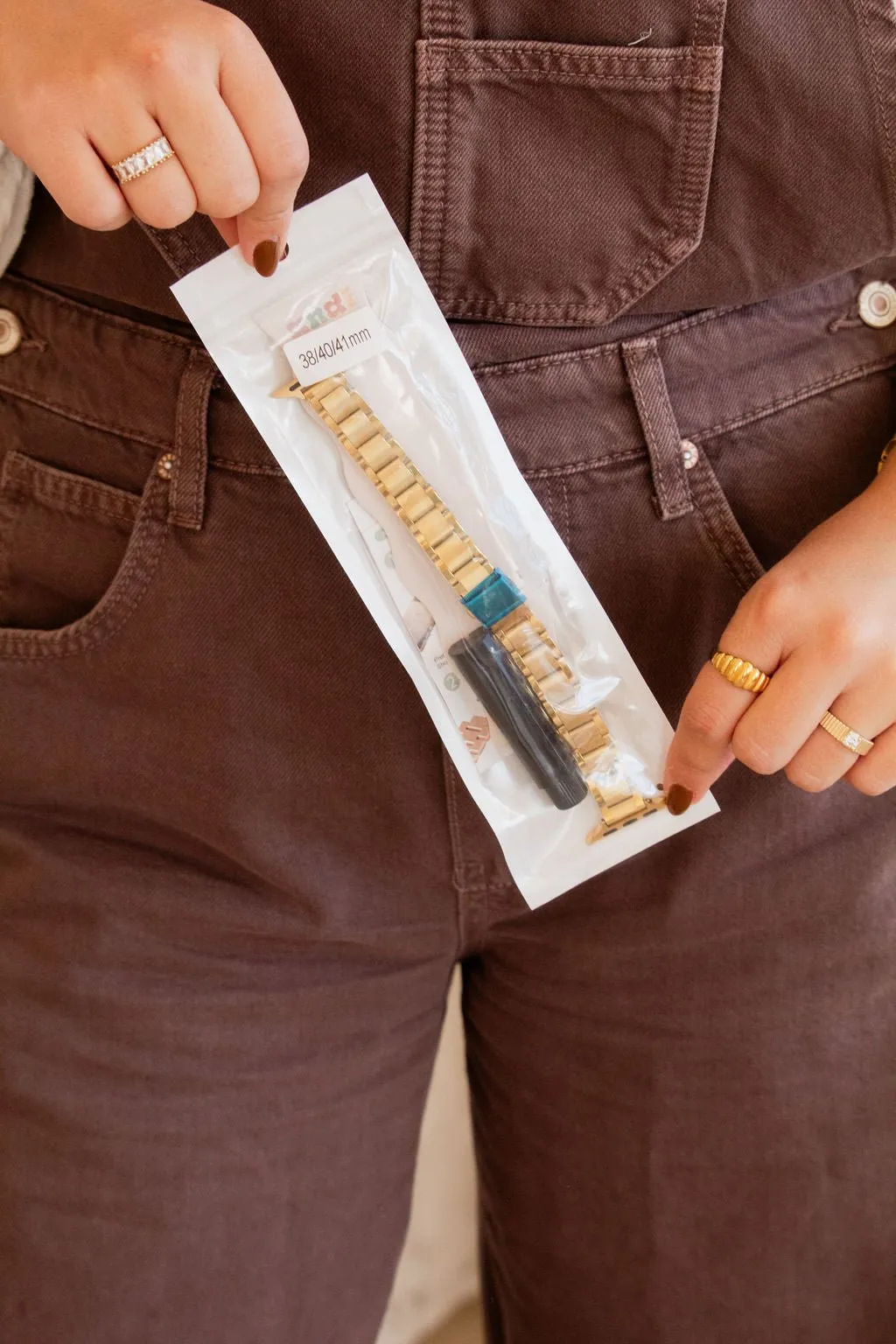 Gold Chain Link Watch Band Andi