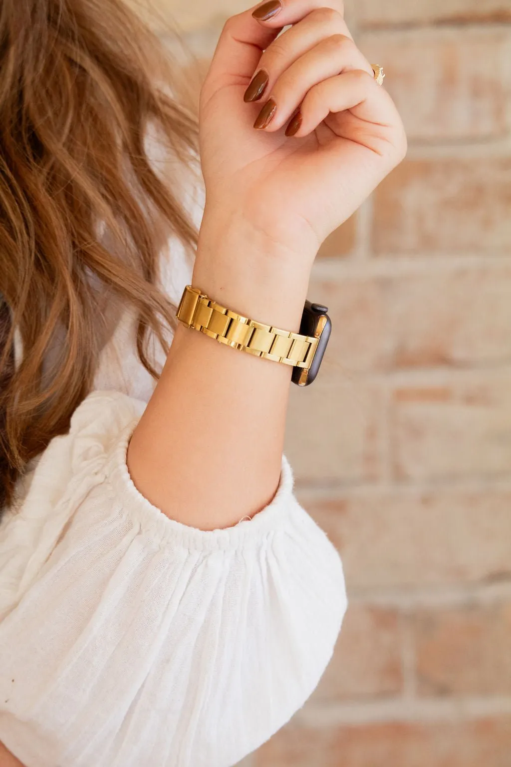 Gold Chain Link Watch Band Andi