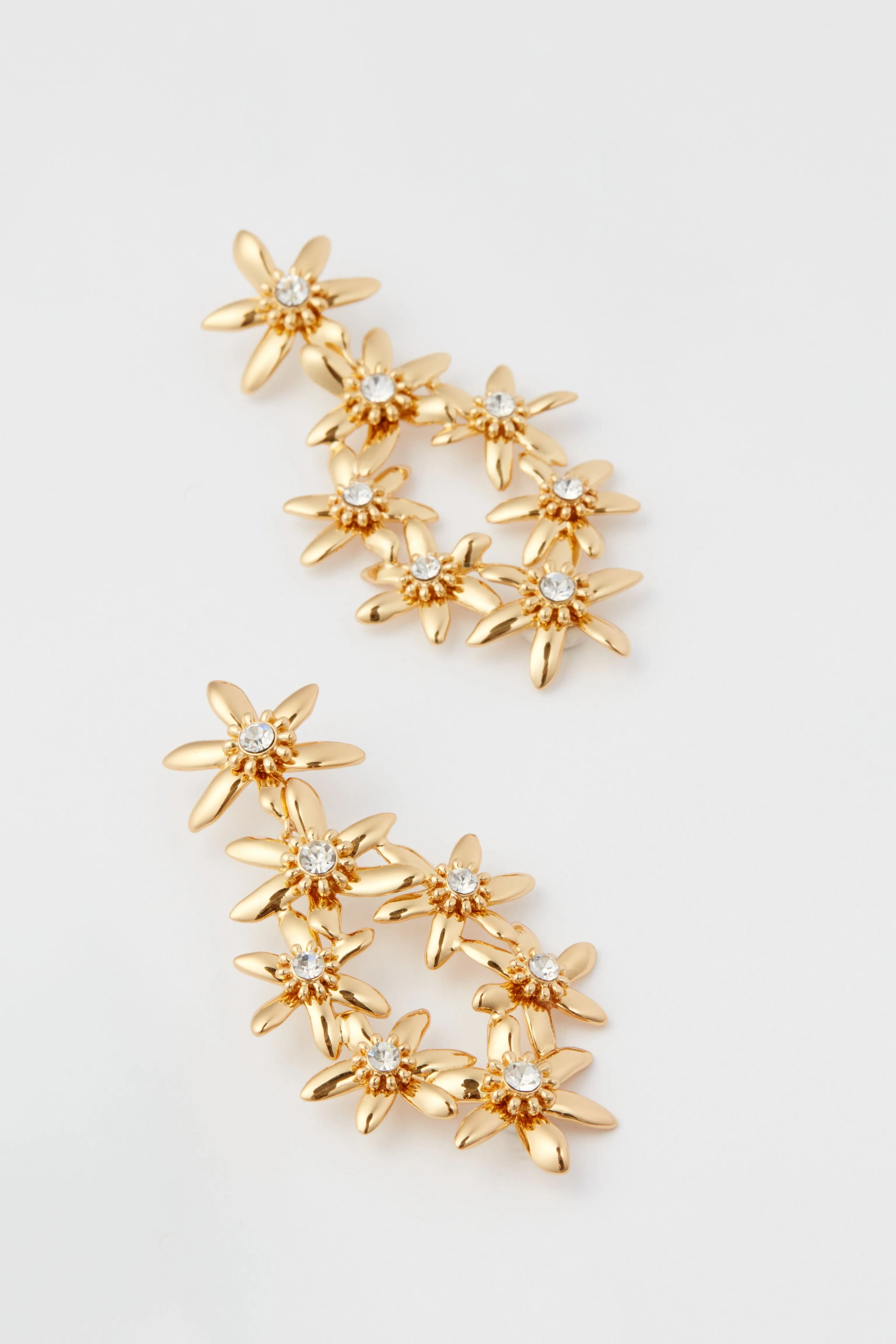 Gold Elena Lux Earrings
