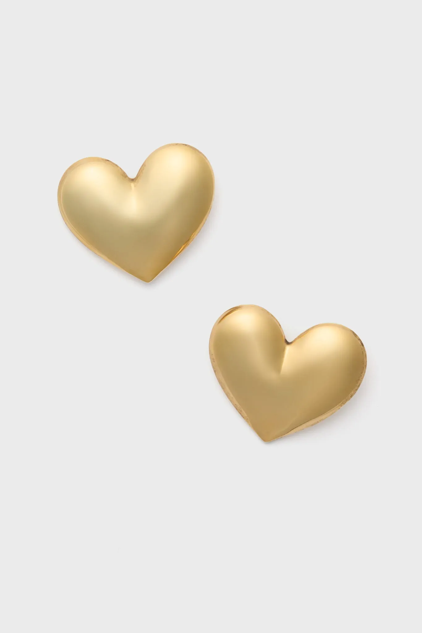 Gold Hart Earrings