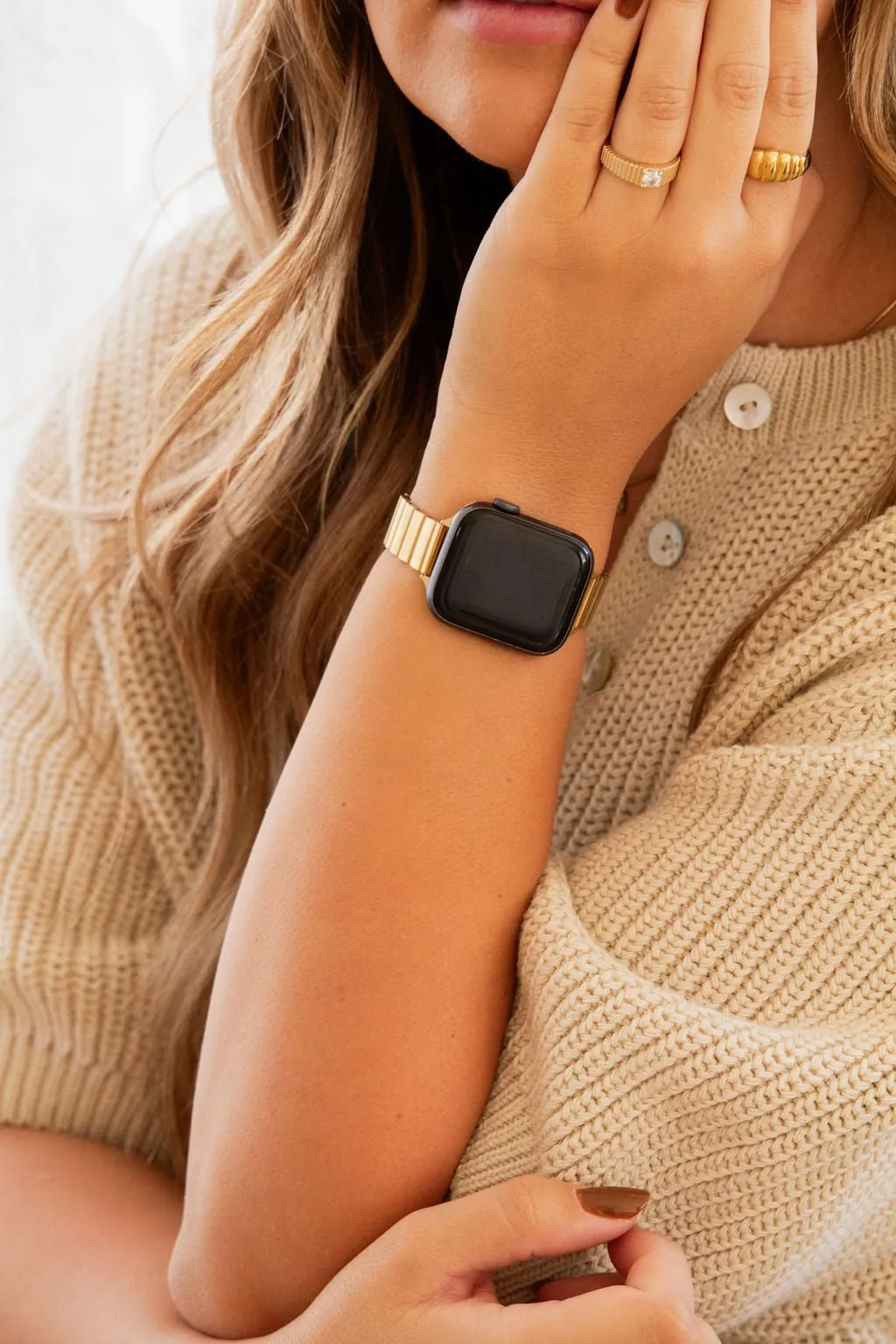 Gold Luxe Watch Band Andi