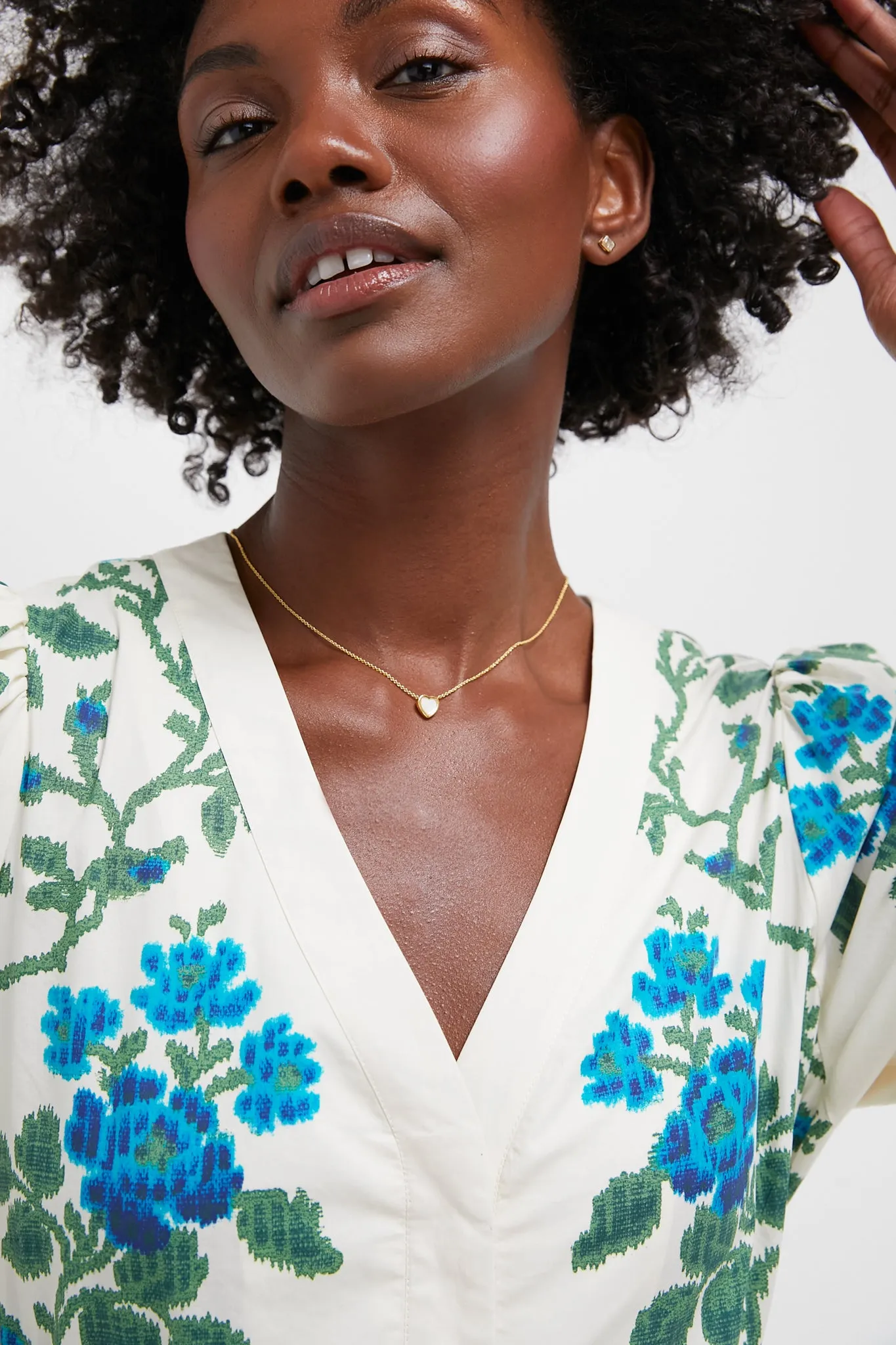 Gold Petite Heart Necklace