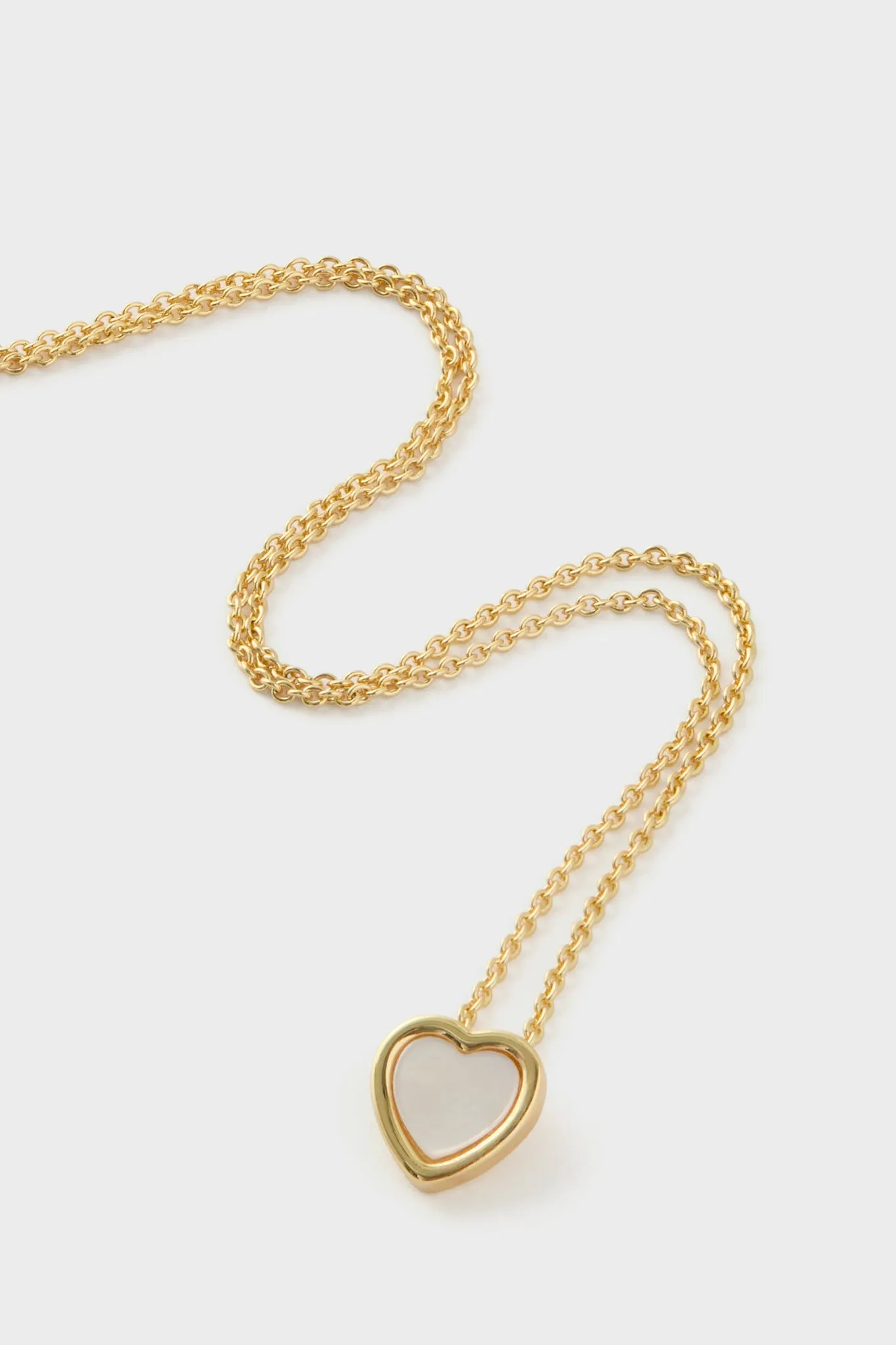 Gold Petite Heart Necklace