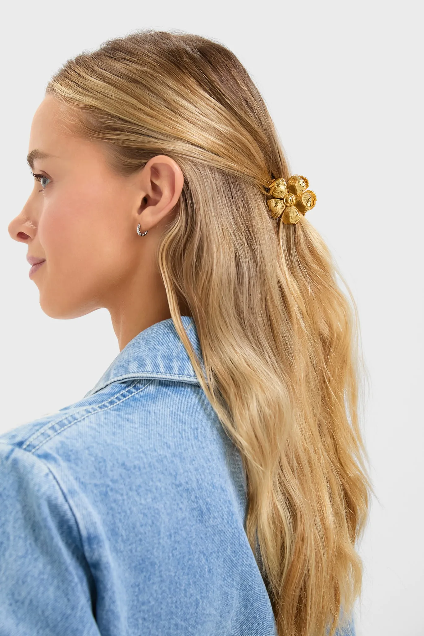 Gold Rowena Jaw Clip