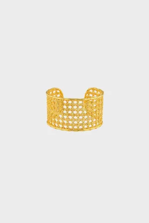 Gold Veranda Caning Cuff