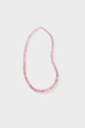 Graduate Rose Tourmaline Necklace
