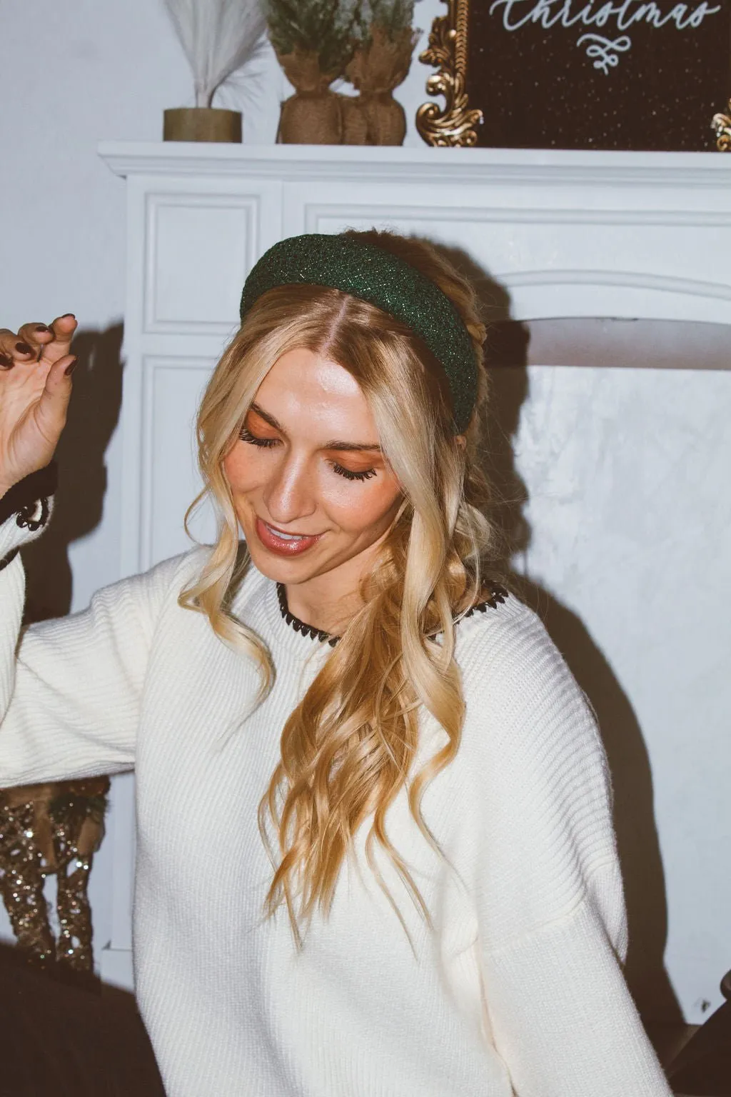 Green and Gold Headband Andi