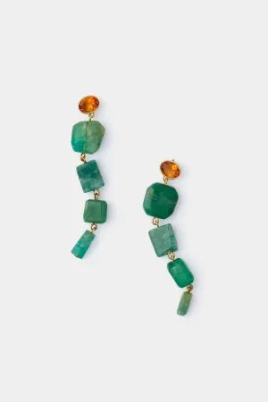 Green Maya Earrings
