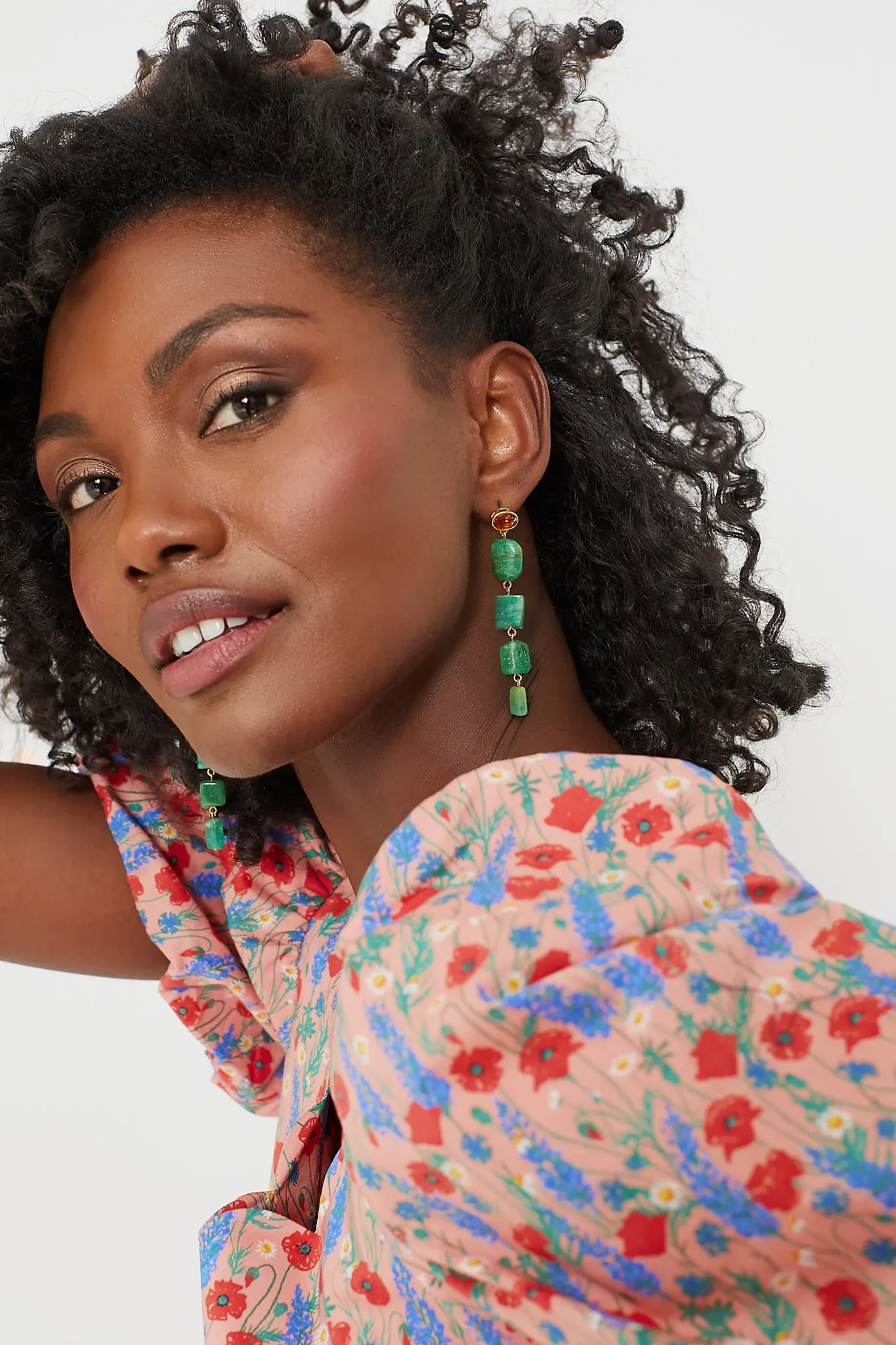 Green Maya Earrings