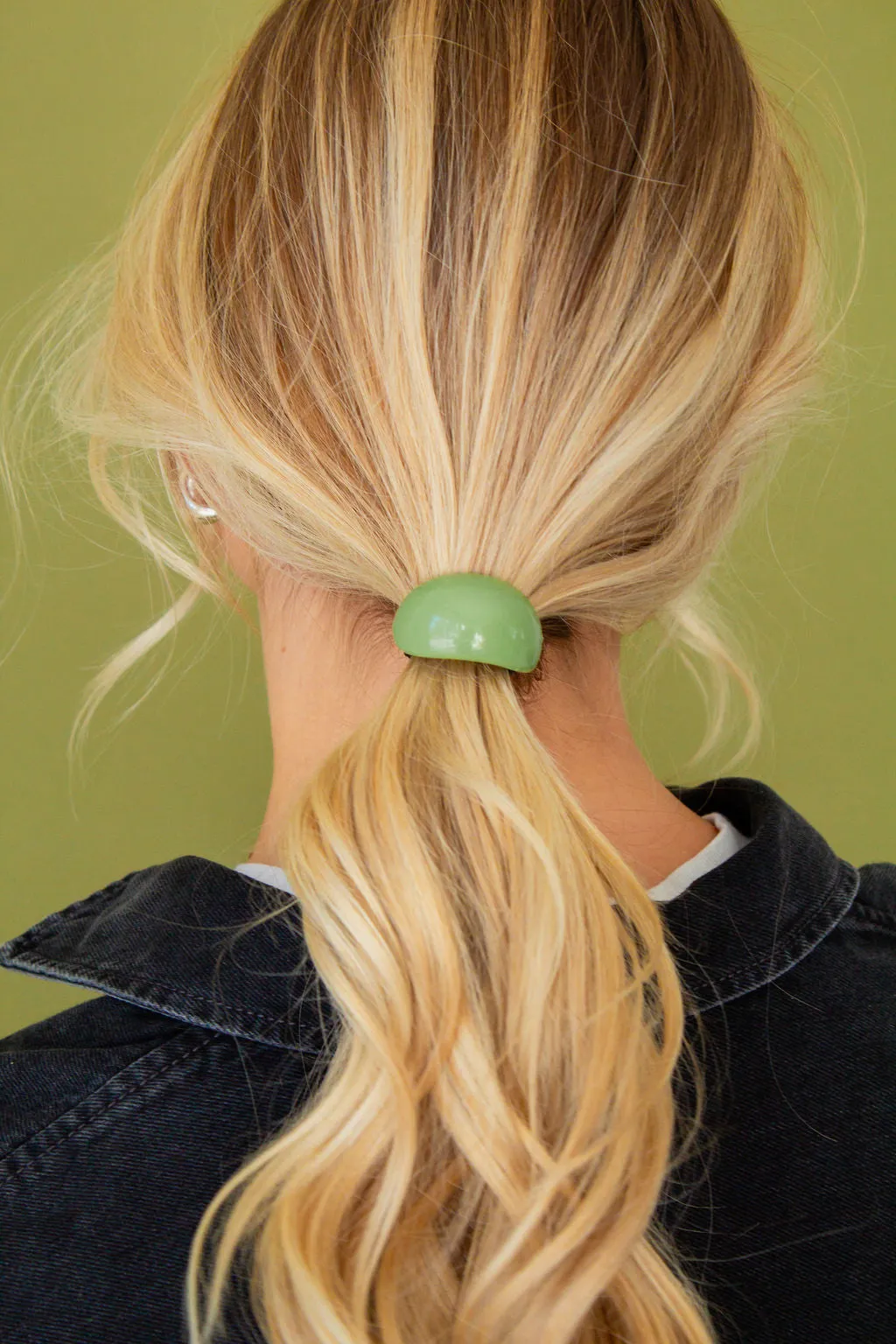 Green Ponytail Cuff Andi